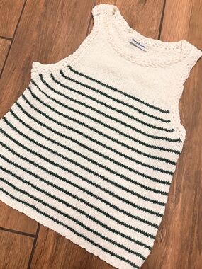 Tommy Bahama Women’s Cotton - Linen Cotton - Croched Top Size Medium